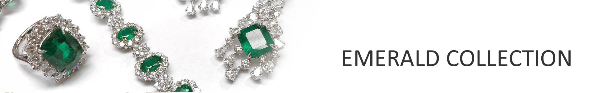 Emerald Collection - Platinum Diamond Jewelry